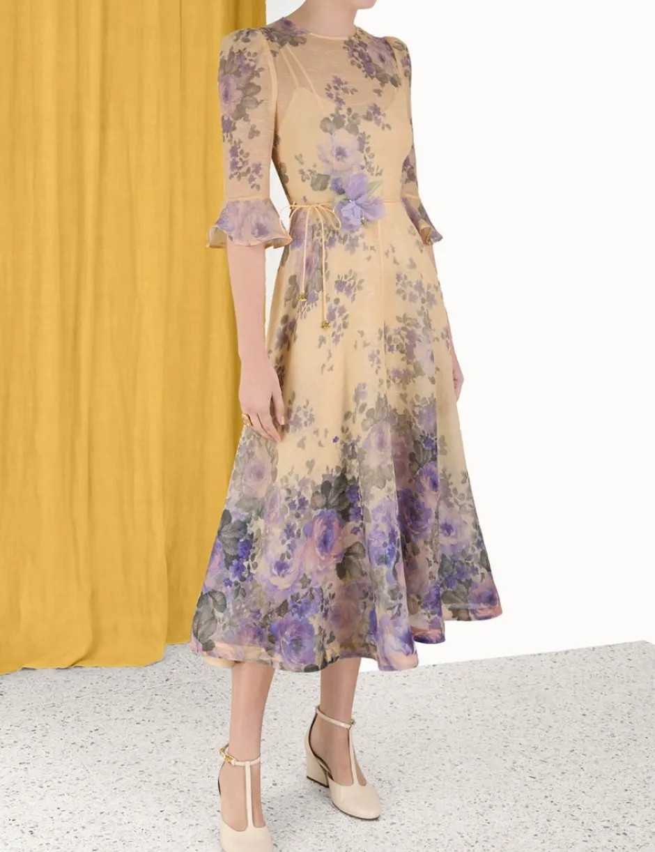 Best ZIMMERMANN Lyrical Flare Sleeve Midi