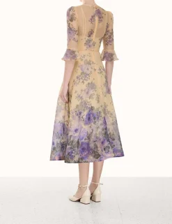 Best ZIMMERMANN Lyrical Flare Sleeve Midi