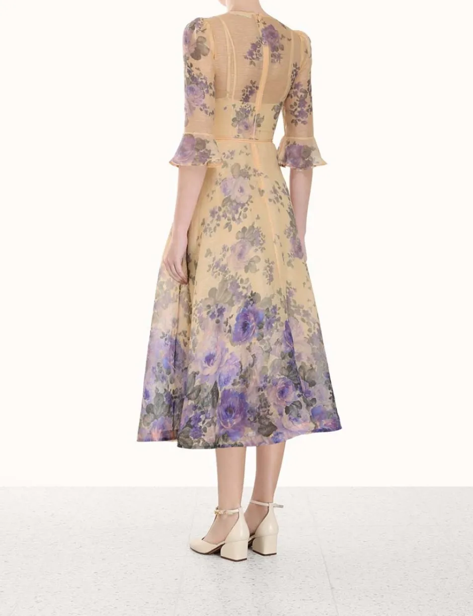 Best ZIMMERMANN Lyrical Flare Sleeve Midi