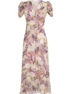 ZIMMERMANN Lyrical Gather Sleeve Midi