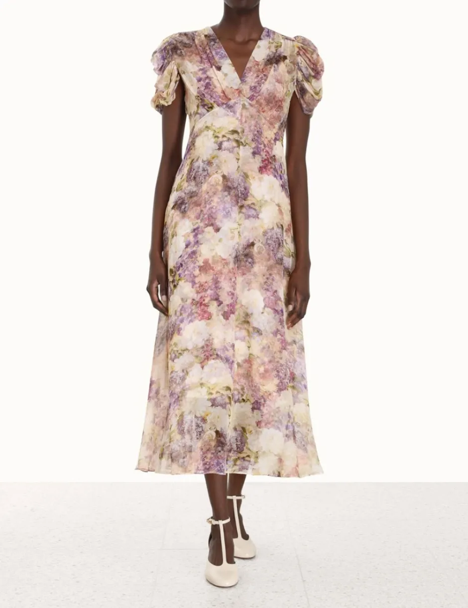 Hot ZIMMERMANN Lyrical Gather Sleeve Midi