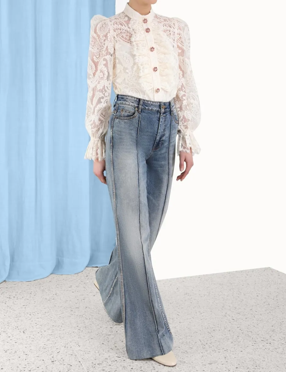 Clearance ZIMMERMANN Lyrical Lace Blouse