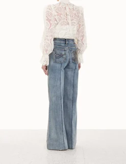 Clearance ZIMMERMANN Lyrical Lace Blouse