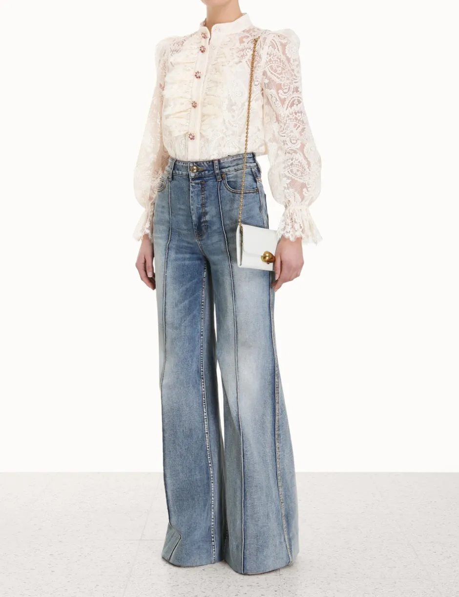 Clearance ZIMMERMANN Lyrical Lace Blouse