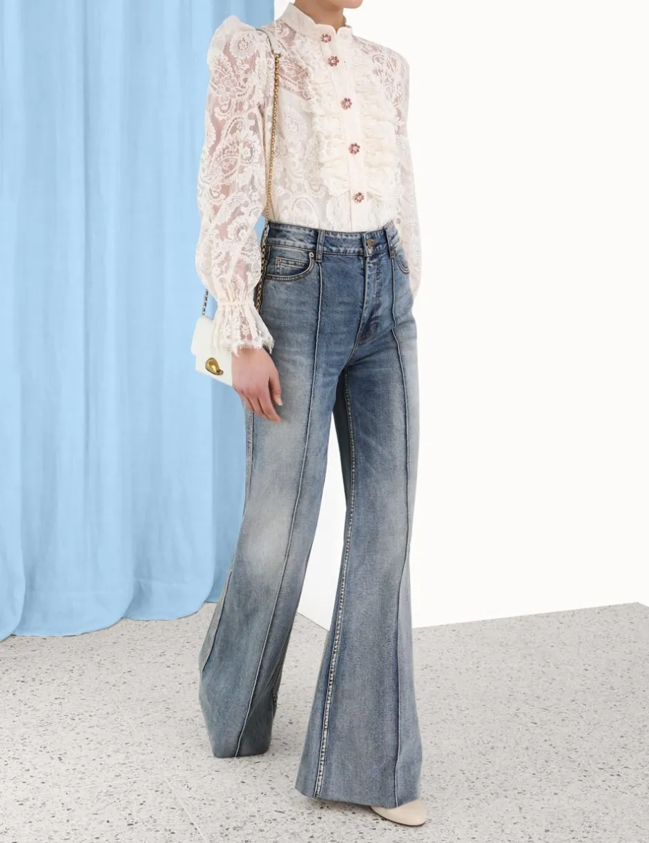 Clearance ZIMMERMANN Lyrical Lace Blouse