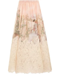 Sale ZIMMERMANN Lyrical Lace Midi Skirt
