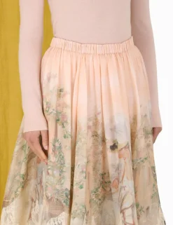 Sale ZIMMERMANN Lyrical Lace Midi Skirt