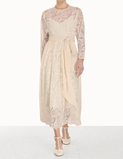 Online ZIMMERMANN Lyrical Lace Tie Midi