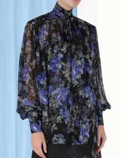 New ZIMMERMANN Lyrical Lantern Blouse