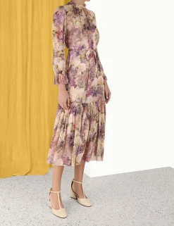 Sale ZIMMERMANN Lyrical Lantern Midi Dress