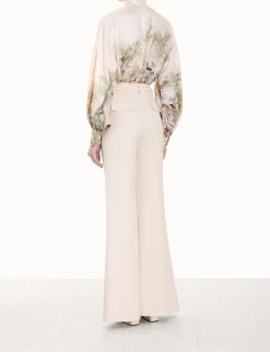 Hot ZIMMERMANN Lyrical Neck Tie Blouse