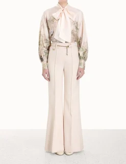 Sale ZIMMERMANN Lyrical Neck Tie Blouse