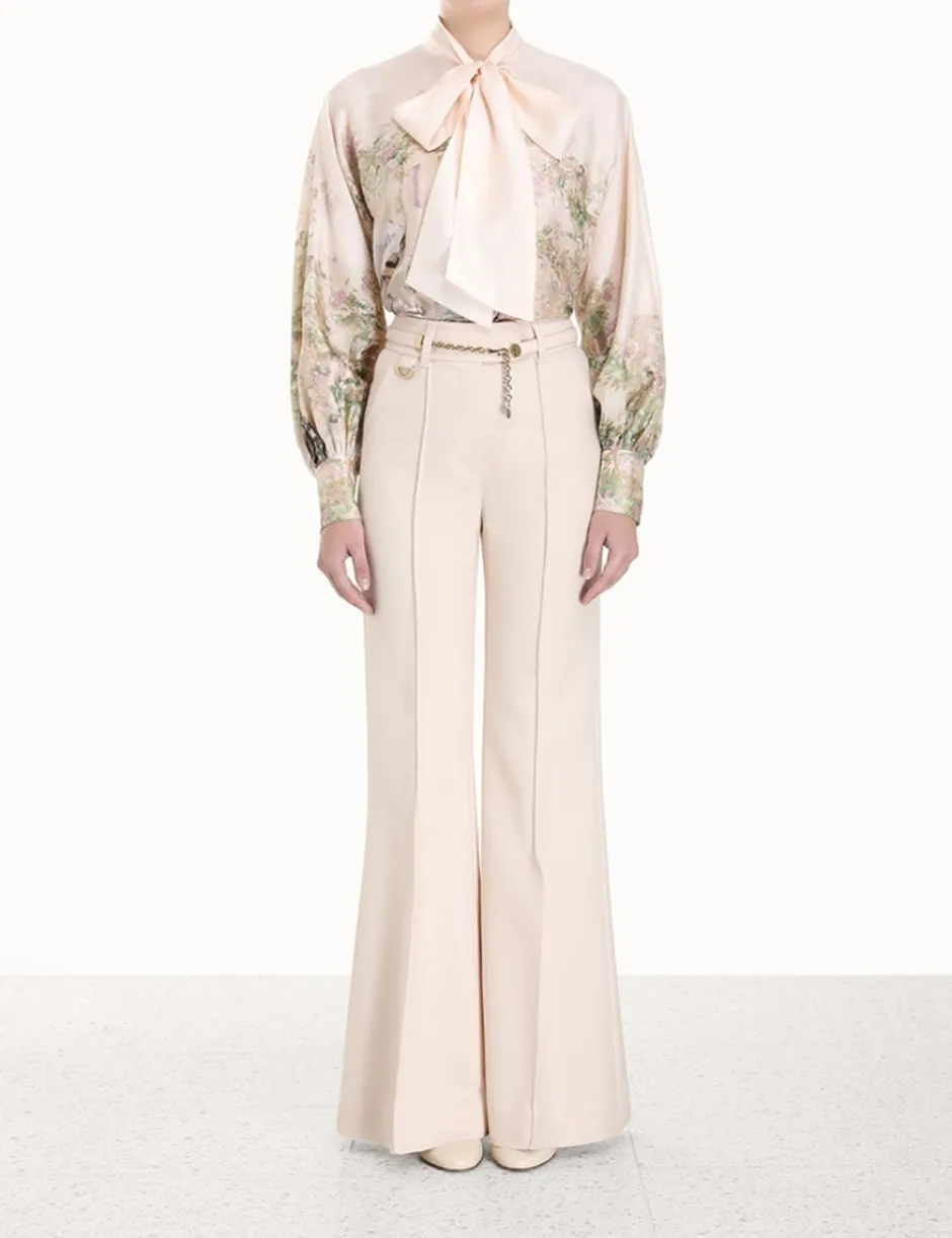 Sale ZIMMERMANN Lyrical Neck Tie Blouse