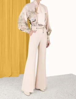 Sale ZIMMERMANN Lyrical Neck Tie Blouse