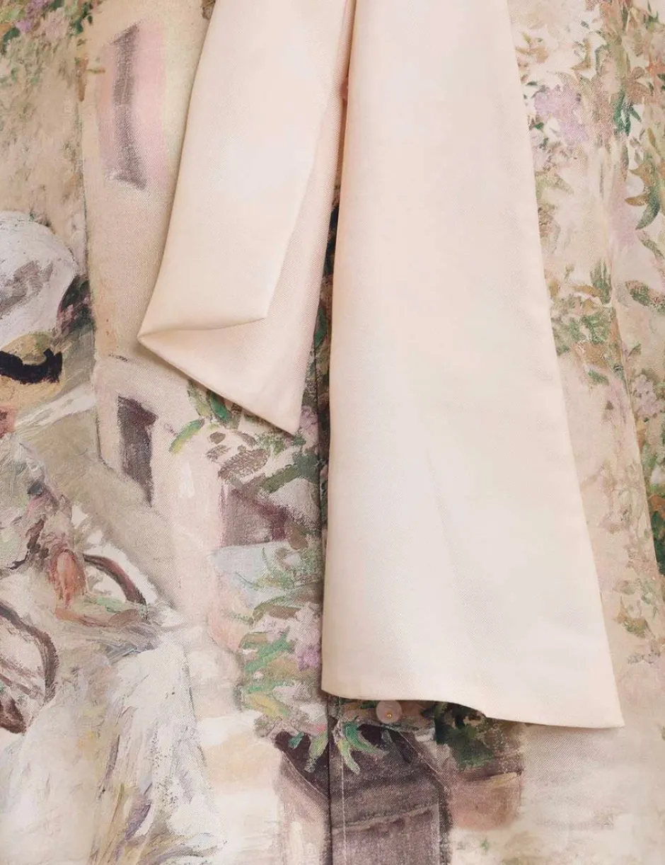 Sale ZIMMERMANN Lyrical Neck Tie Blouse