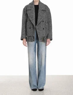 Outlet ZIMMERMANN Lyrical Oversized Biker Jacket