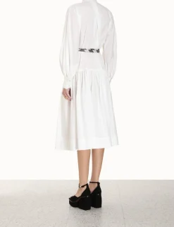 Discount ZIMMERMANN Lyrical Scarf Tie Shirt Dress