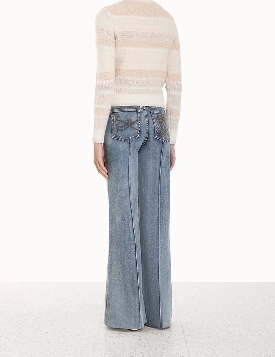 Outlet ZIMMERMANN Lyrical Stripe Sweater