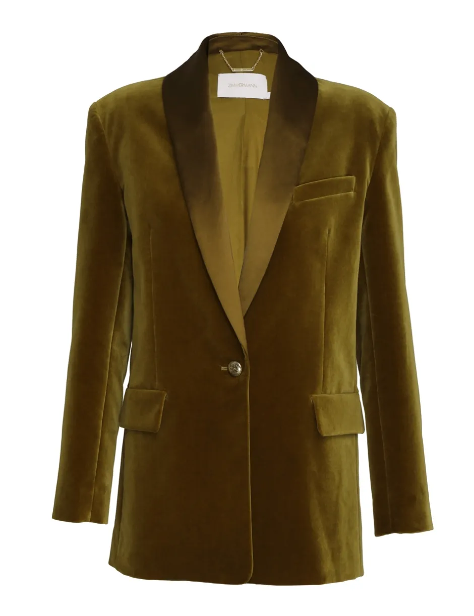 Outlet ZIMMERMANN Lyrical Velvet Dinner Jacket