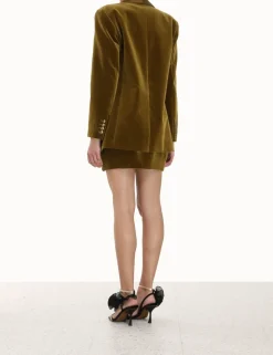 Discount ZIMMERMANN Lyrical Velvet Mini Skirt