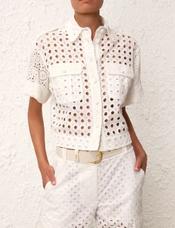 New ZIMMERMANN Matchmaker Anglaise Shirt
