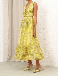 Best ZIMMERMANN Matchmaker Bow Long Dress