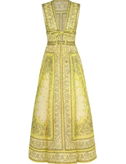 New ZIMMERMANN Matchmaker Bow Long Dress