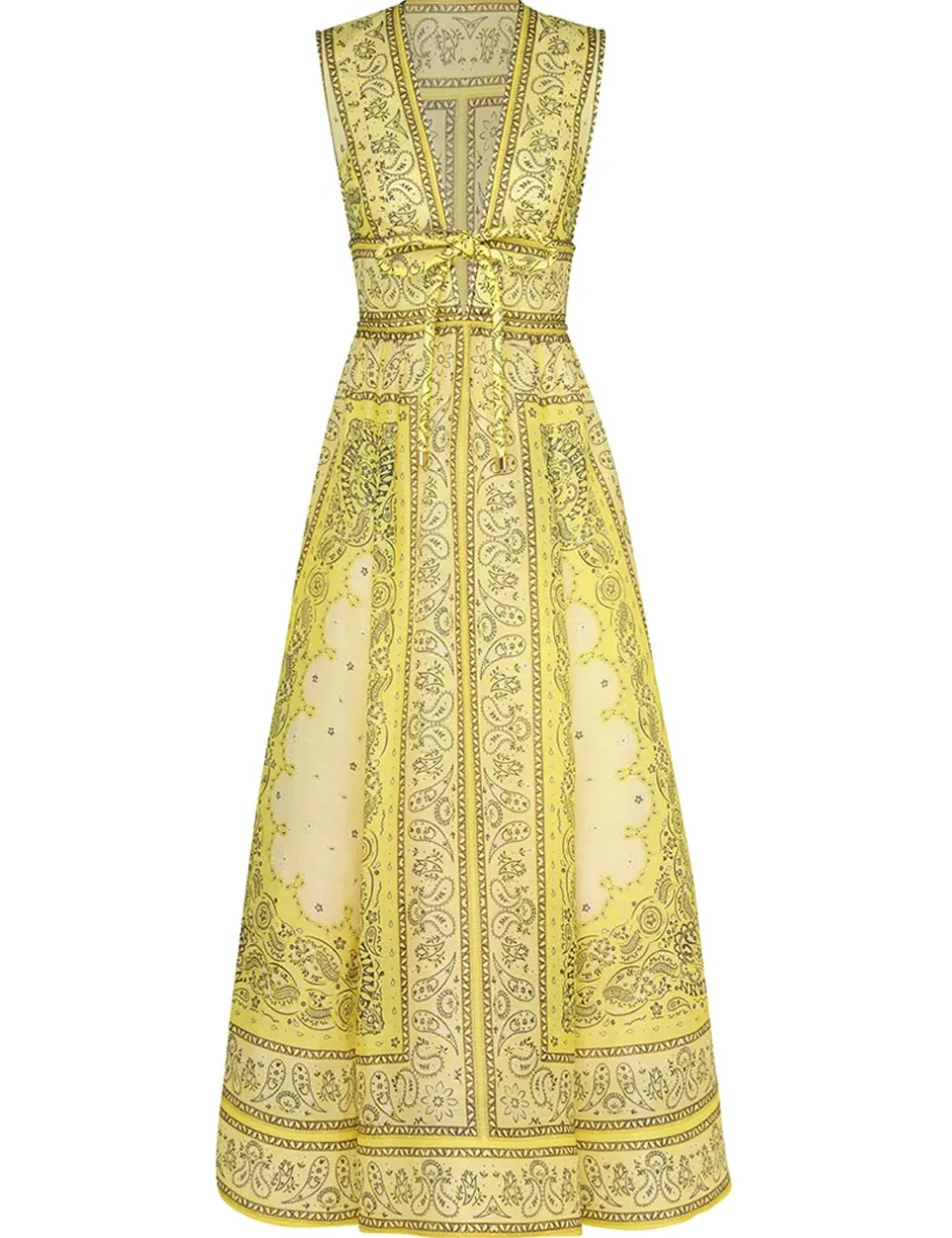 New ZIMMERMANN Matchmaker Bow Long Dress