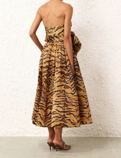 Sale ZIMMERMANN Matchmaker Bow Midi Dress