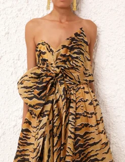 Sale ZIMMERMANN Matchmaker Bow Midi Dress