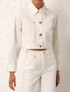 ZIMMERMANN Matchmaker Boxy Denim Jacket