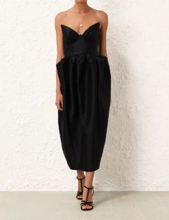 New ZIMMERMANN Matchmaker Bustier Midi Dress