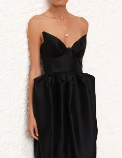 New ZIMMERMANN Matchmaker Bustier Midi Dress