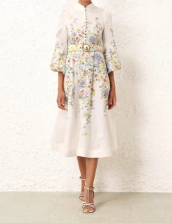 Sale ZIMMERMANN Matchmaker Buttoned Midi Dress