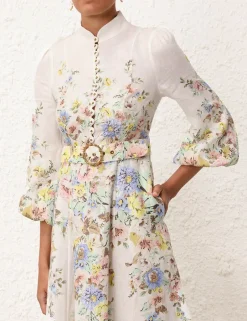 Sale ZIMMERMANN Matchmaker Buttoned Midi Dress