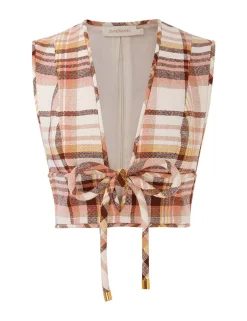 Best ZIMMERMANN Matchmaker Check Bow Bodice