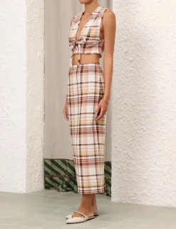 Discount ZIMMERMANN Matchmaker Check Bow Bodice