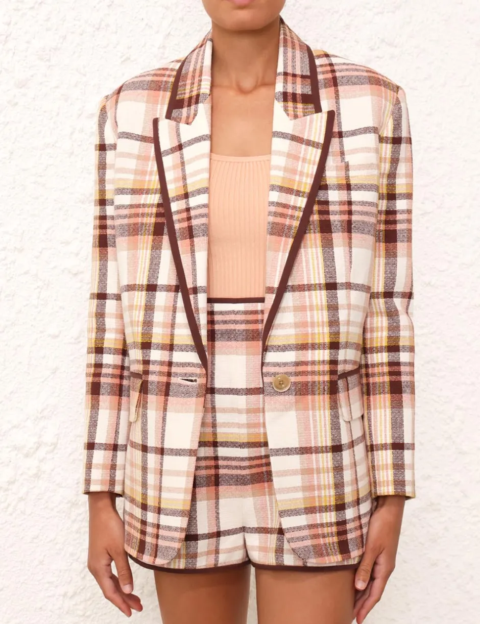 Sale ZIMMERMANN Matchmaker Check Jacket