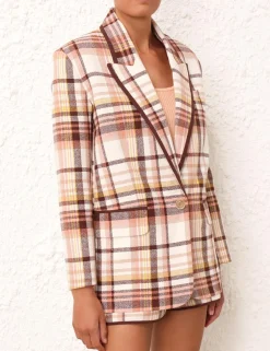 Sale ZIMMERMANN Matchmaker Check Jacket