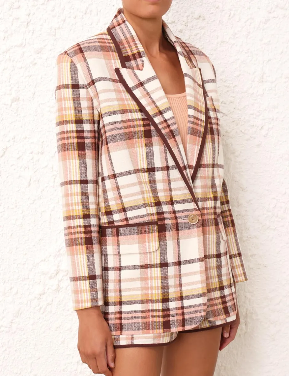 Sale ZIMMERMANN Matchmaker Check Jacket