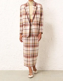 Sale ZIMMERMANN Matchmaker Check Jacket