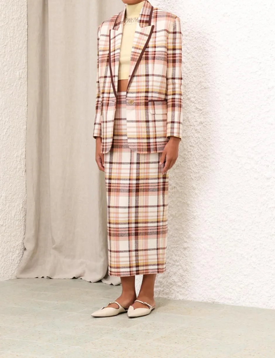 Sale ZIMMERMANN Matchmaker Check Jacket