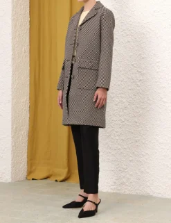 Sale ZIMMERMANN Matchmaker Check Mod Coat