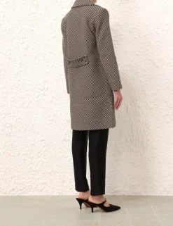 Sale ZIMMERMANN Matchmaker Check Mod Coat