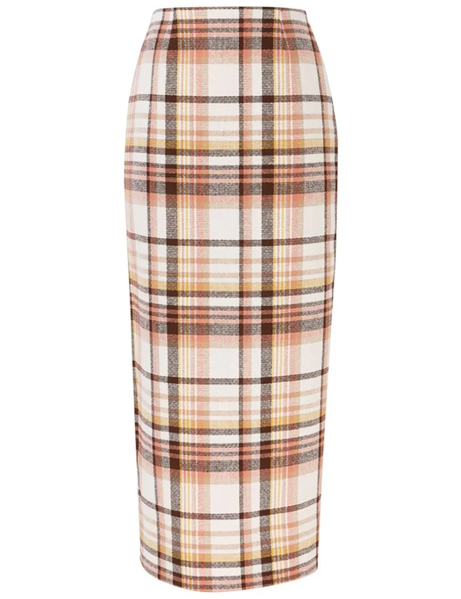 Online ZIMMERMANN Matchmaker Check Pencil Skirt
