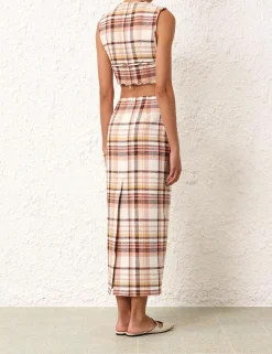 Online ZIMMERMANN Matchmaker Check Pencil Skirt