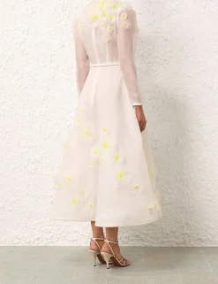 New ZIMMERMANN Matchmaker Daisy Midi Dress