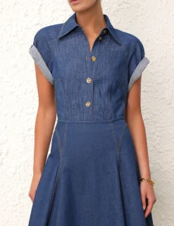 Discount ZIMMERMANN Matchmaker Denim Blouse