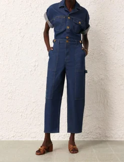 ZIMMERMANN Matchmaker Denim Boiler Suit