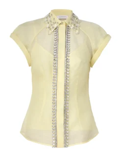 Clearance ZIMMERMANN Matchmaker Diamante Blouse